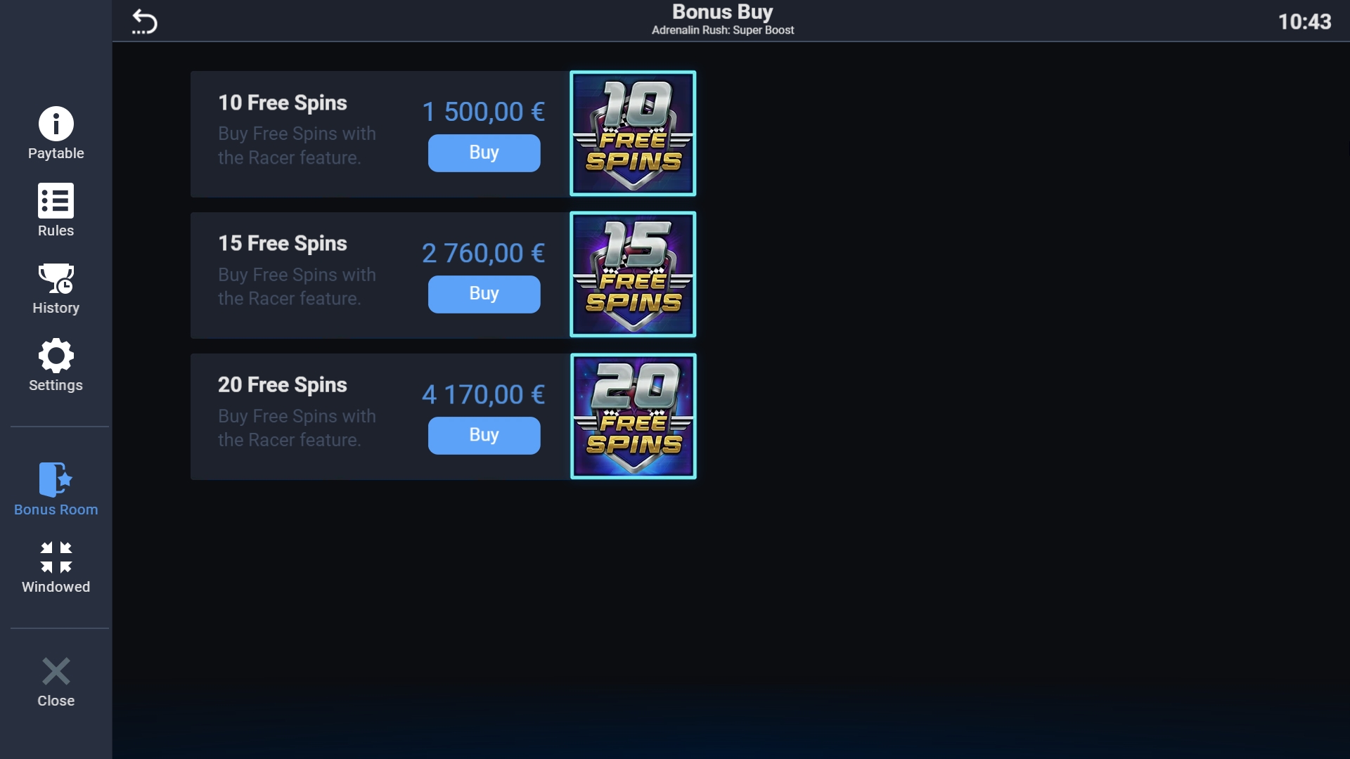 Boost Bonus Buy